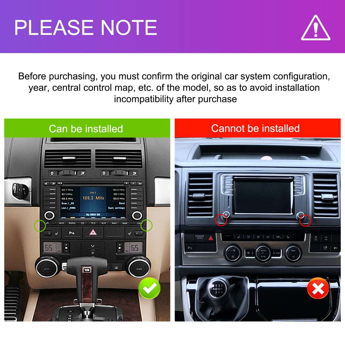 Volkswagen Touareg 2004-2010 OEM Look | 9" Android Touch Screen Radio | Wireless CarPlay & Androi...