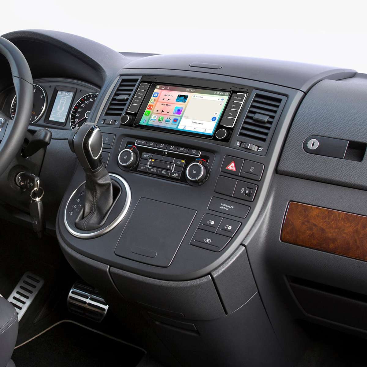 Volkswagen Touareg 2004-2010 OEM Look | 9" Android Touch Screen Radio | Wireless CarPlay & Androi...