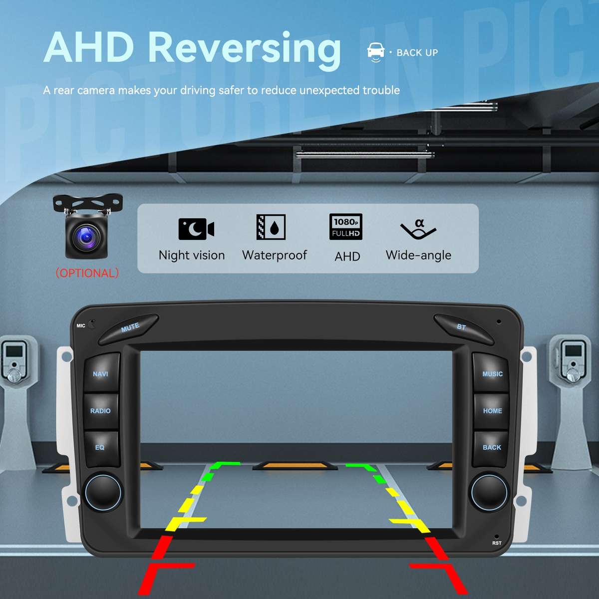 MERCEDES-BENZ C-Class (20002005) OEM Look | 9" Android Touch Screen Radio | Wireless CarPlay &...