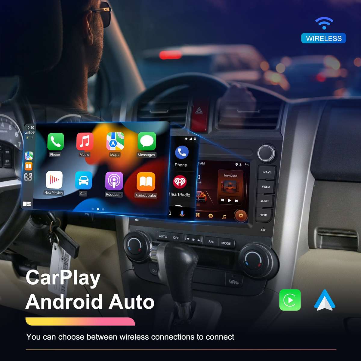 Honda CR-V 2008-2012 OEM Look | 9" Android Touch Screen Radio | Wireless CarPlay & Android Auto |...