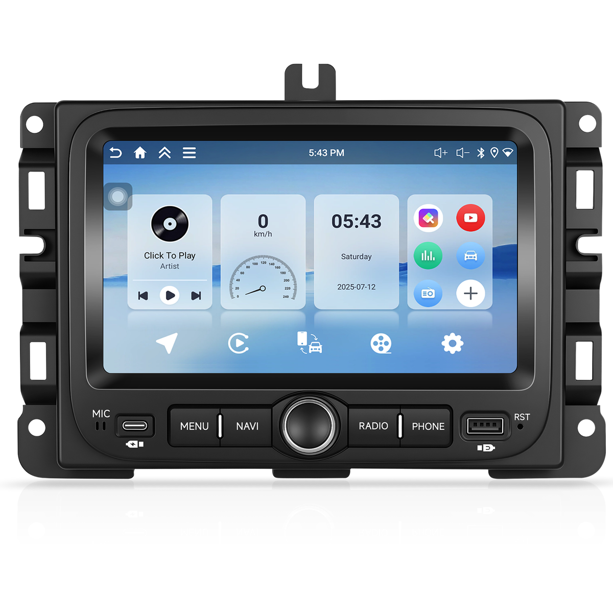 Jeep Renegade (20162020) OEM Look | 9" Android Touch Screen Radio | Wireless CarPlay & Android...
