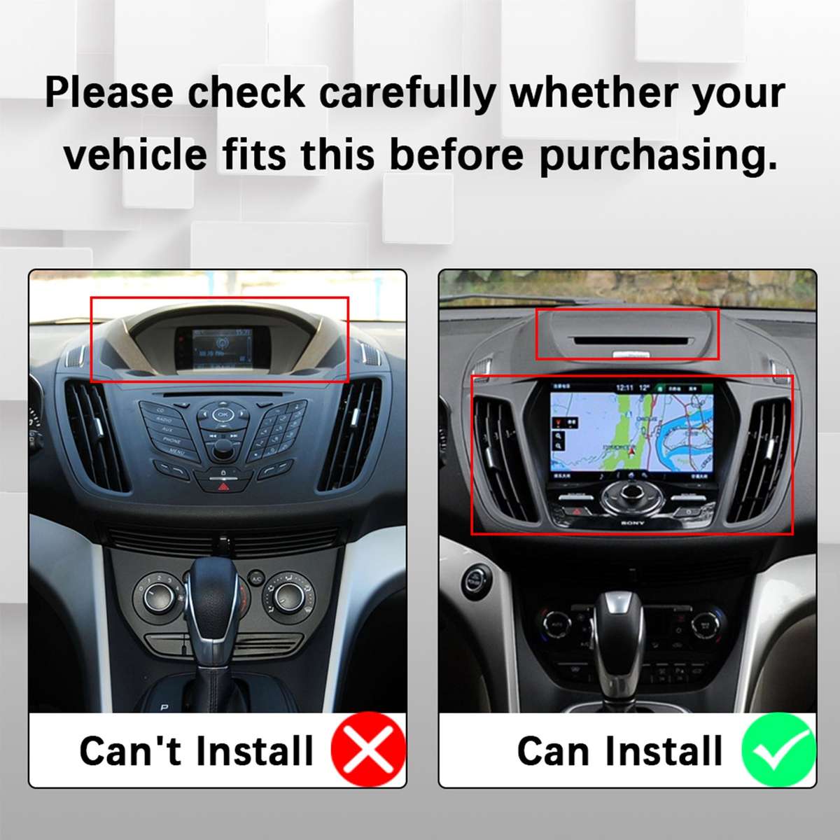 Ford Kuga 20112017 OEM Android Radio | Physical Buttons | 4GB | CarPlay | Blackbelt Audio SA