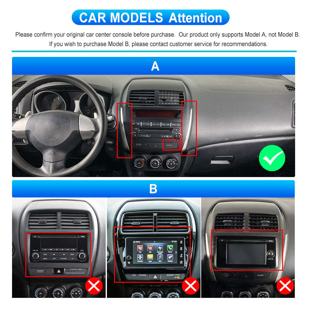 Mitsubishi ASX 20102019 Android Radio | 4GB RAM | GPS + Wireless CarPlay | Blackbelt Audio SA