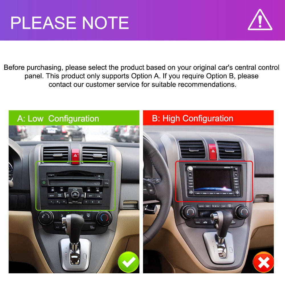 Honda CR-V 20082012 Android Radio | 4GB RAM | GPS + Wireless CarPlay | Blackbelt Audio SA