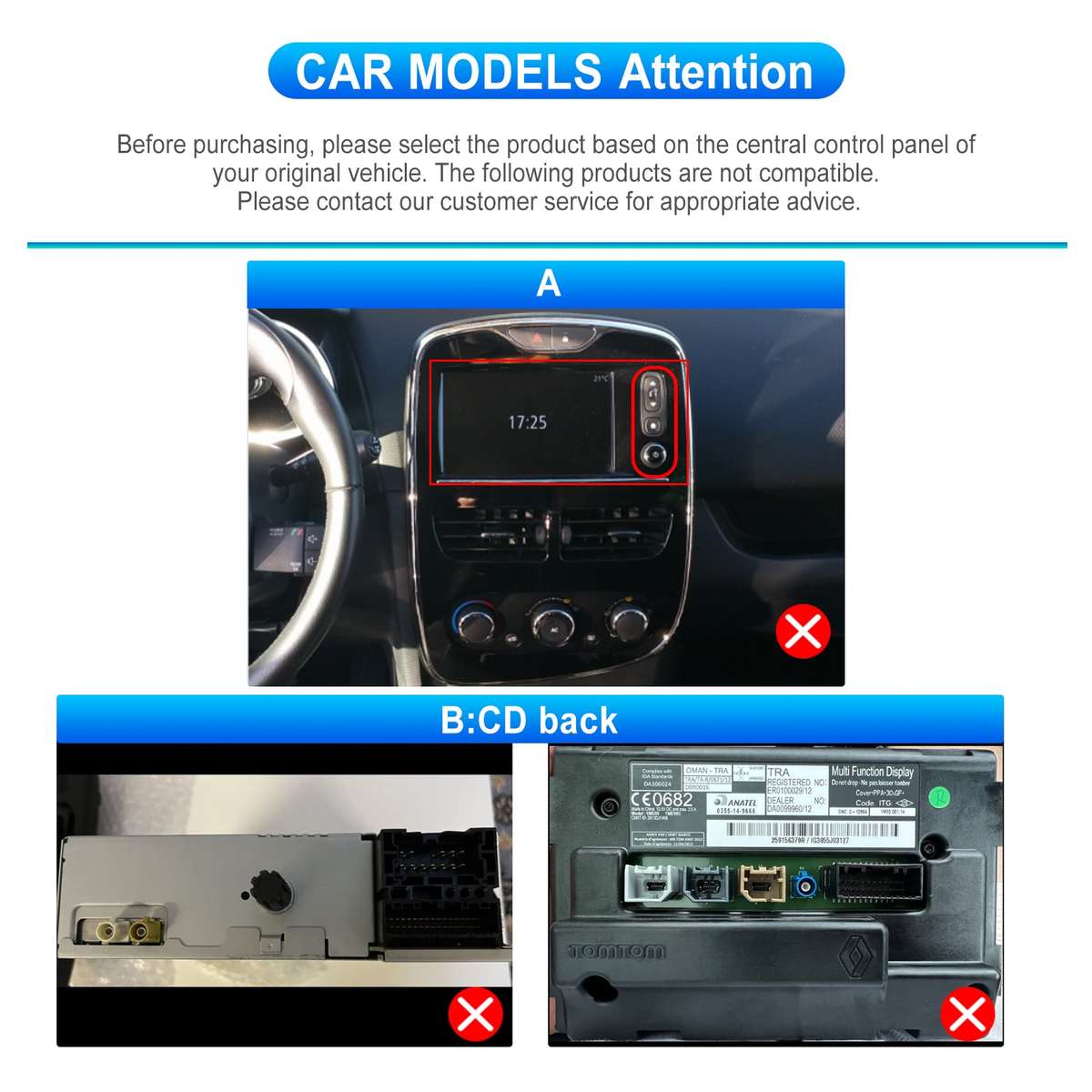 Renault Clio 4 20112016 Android Radio | 4GB RAM | GPS + Wireless CarPlay | Blackbelt Audio SA