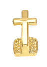 Grillz Single Cross - Gold plated