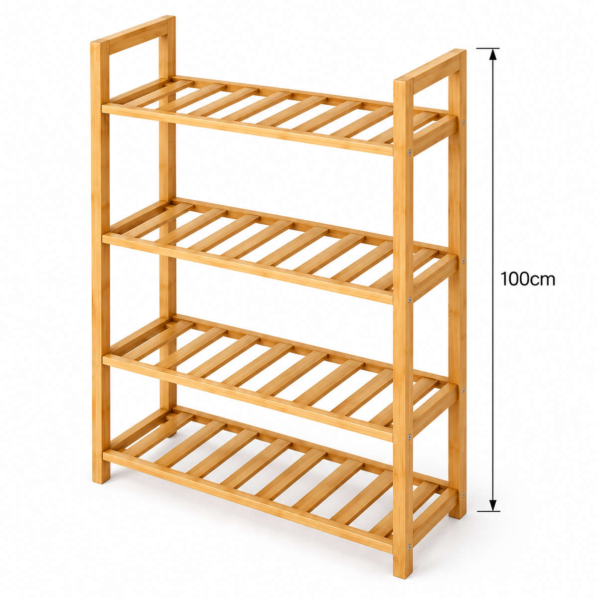 Bamboo Shelving Unit - 100cm height
