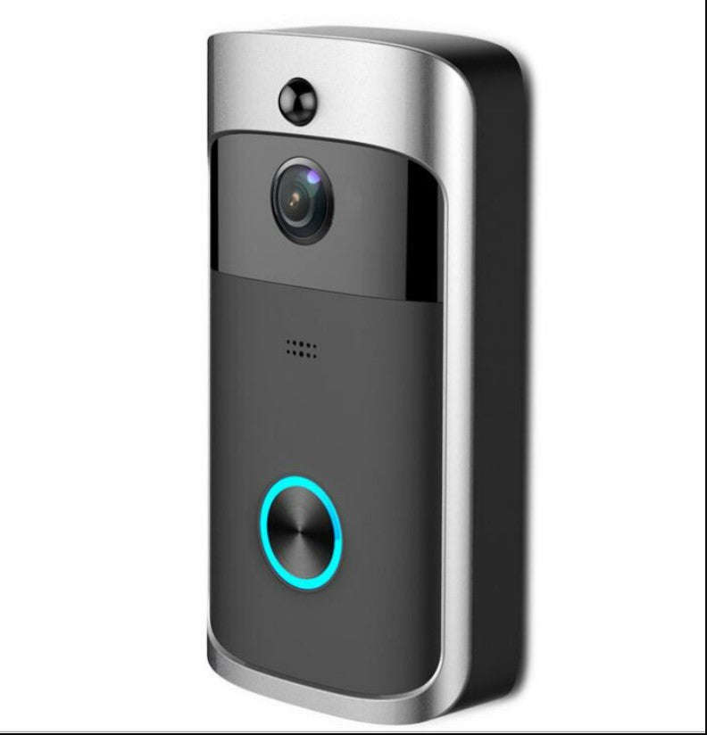 Smart Wireless WiFi Security DoorBell Remote Home Monitoring - Black