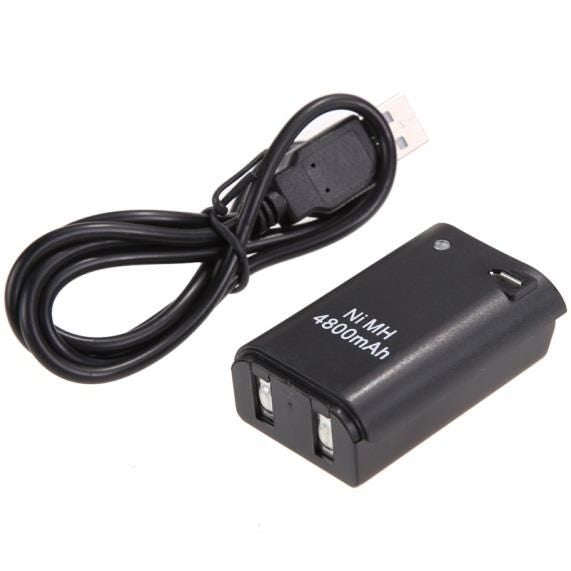 Replacement 4800mAh Rechargeable Battery Pack Xbox 360 Wireless Controller