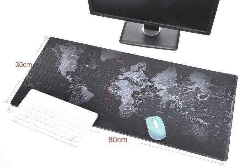 Extended World Map Mouse Pad