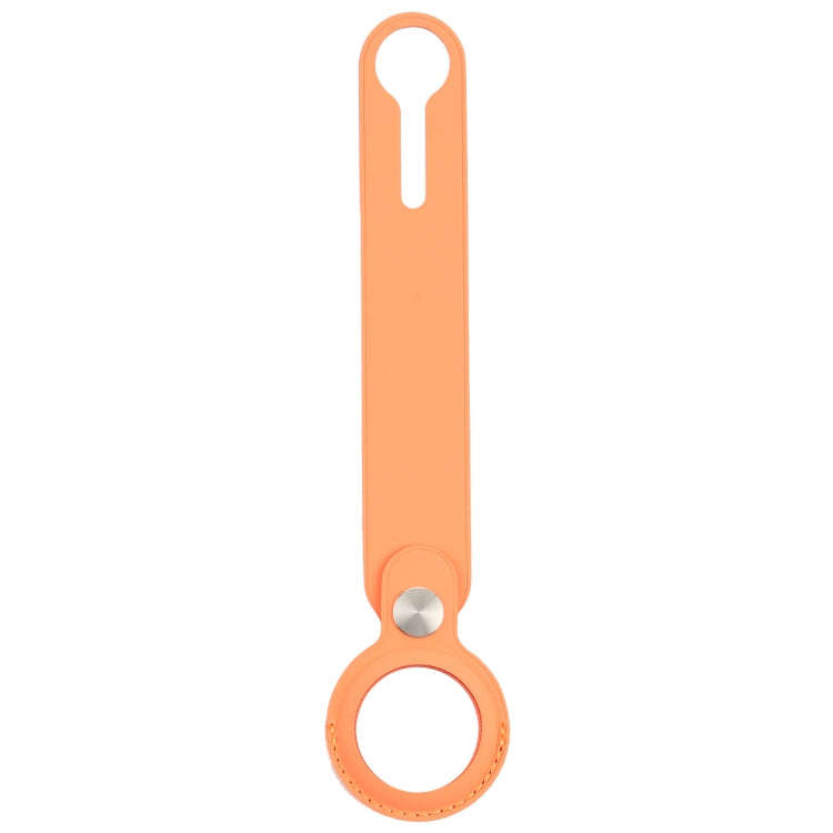 Anti-scratch Polyurethane Case Cover with Hang Loop for AirTag 2nd Gen / AirTag 1st Gen