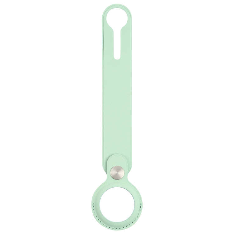 Anti-scratch Polyurethane Case Cover with Hang Loop for AirTag 2nd Gen / AirTag 1st Gen