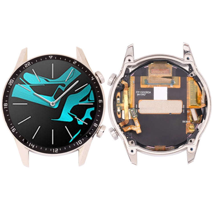 LCD Screen and Digitizer Full Assembly With Frame for Huawei Watch GT 2 46mm, For Huawei Watch GT...