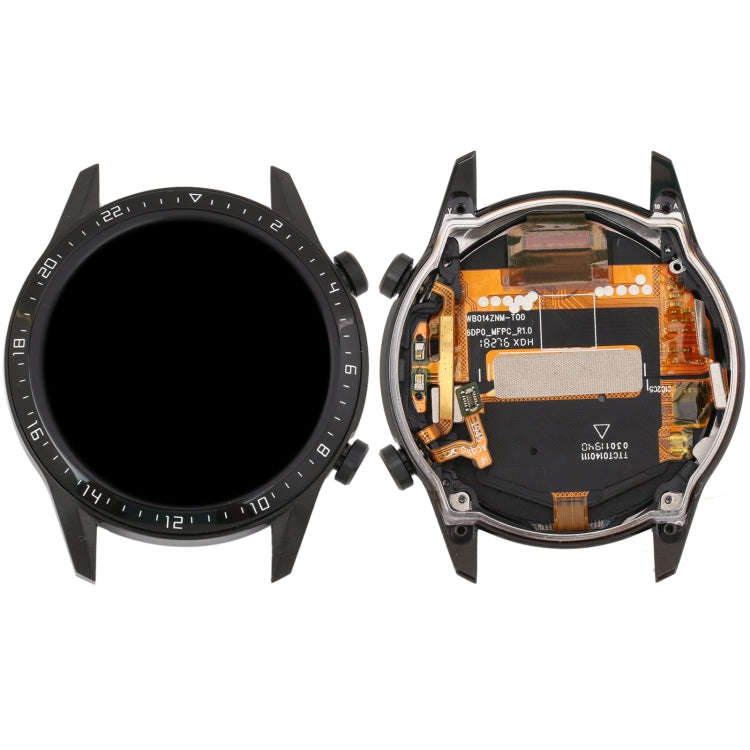 LCD Screen and Digitizer Full Assembly With Frame for Huawei Watch GT 2 46mm, For Huawei Watch GT...