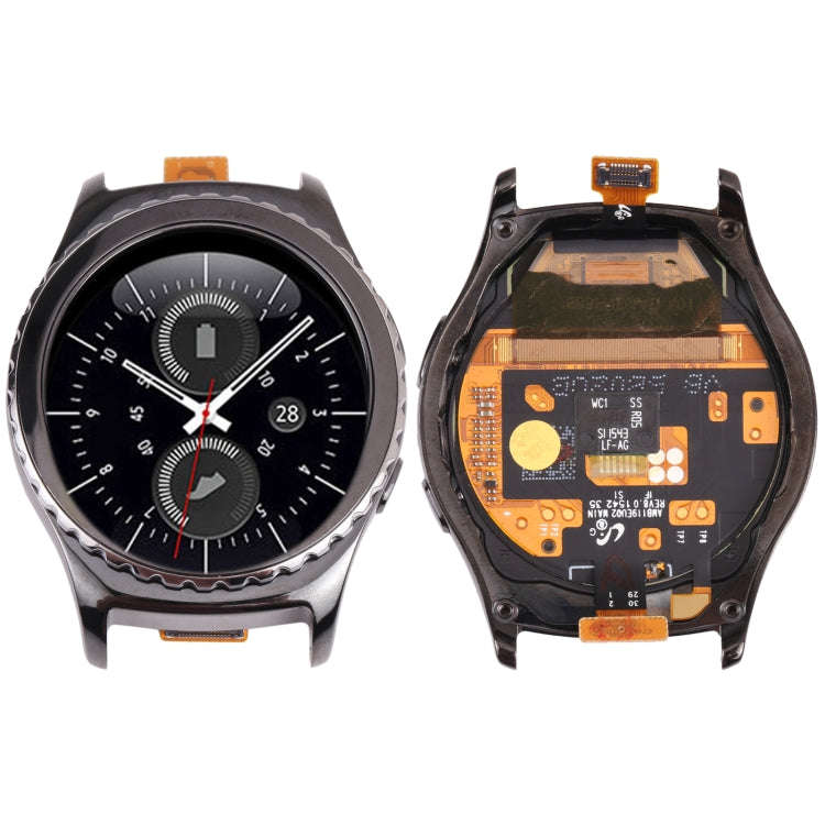 LCD Screen and Digitizer Full Assembly With Frame for Samsung Galaxy Gear S2 Classic SM-R732, For...