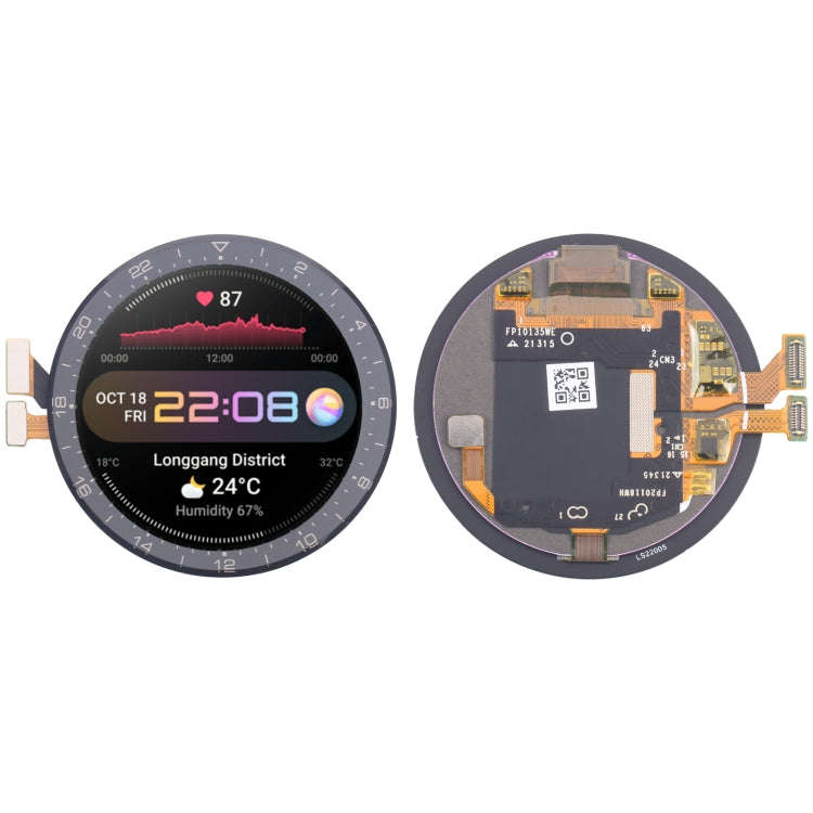 Original LCD Screen and Digitizer Full Assembly for Huawei Watch 3 Pro, For Huawei Watch 3 Pro(Or...