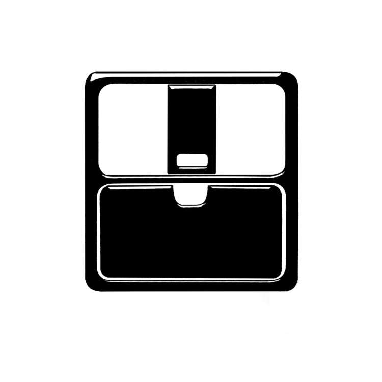 For Nissan 350z 2003-2009 3pcs Car Reading Light Decorative Sticker, Left and Right Drive Univers...