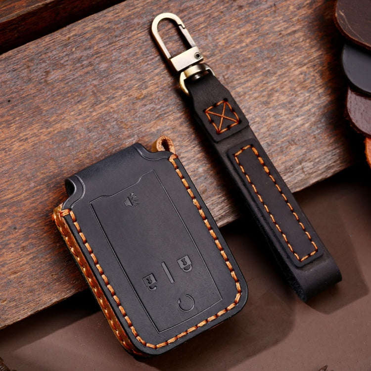 For Chevrolet GMC / Colorad 4-button C159 Car Key Leather Protective Case, 4-button