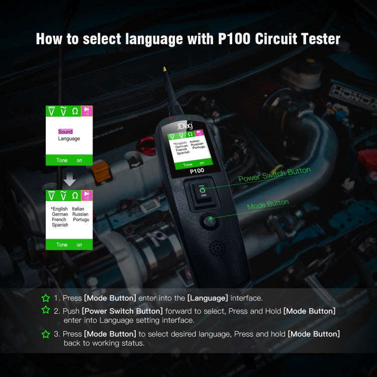 TopDiag P100 Car Circuit Intelligent Analyzer Diagnostic Instrument, Cable Length: 10m, TopDiag P...