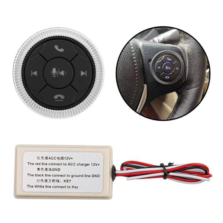 DQX-999A Multifunctional Steering Wheel Button Controller Car DVD Screen Wireless Remote Control,...