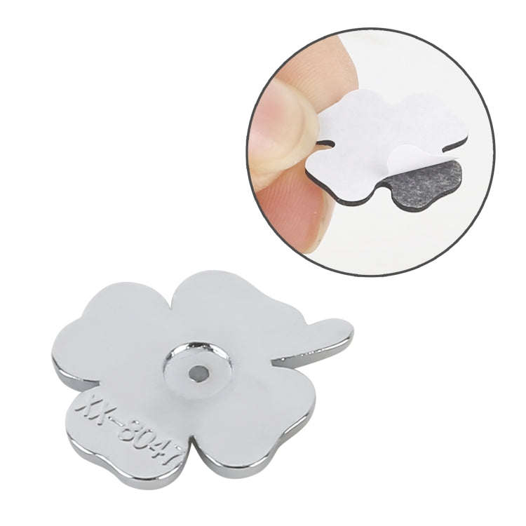 2pcs Four Leaf Clover Luck Symbol Badge Labeling Sticker Styling Car Decoration, Size: 2x2x0.2cm,...
