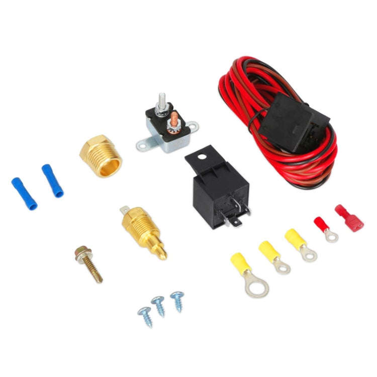 Car Temperature Sensor Switch Electric Cooling Fan Thermostat Wire Harness Assembly, Temperature ...