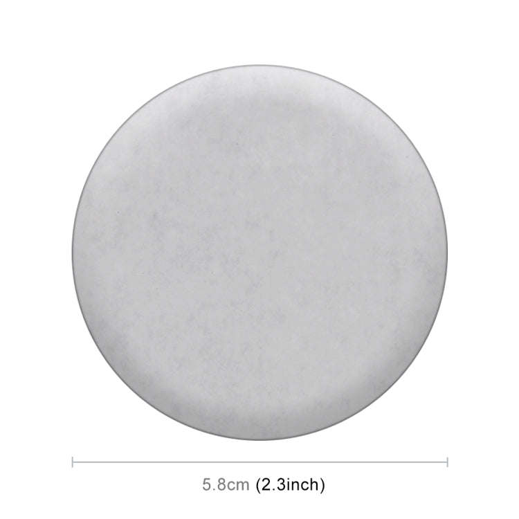 4 in 1 Car Four Leaf Clover Pattern Wheel Hub Decorative Sticker Silver, Diameter: 5.8cm, Four Le...