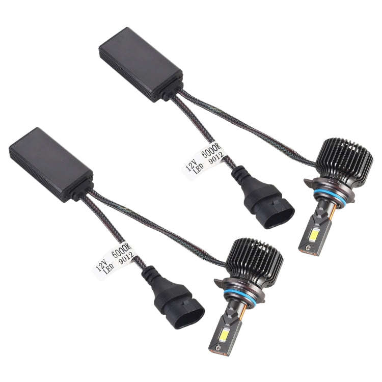 K11 1 Pair 9012 12V / 85W / 6000K / 9000LM Car LED Headlight, 9012