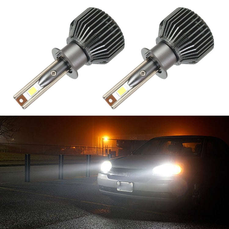 K11 1 Pair H1 12V / 85W / 6000K / 9000LM Car LED Headlight, H1