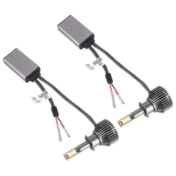 K11 1 Pair H1 12V / 85W / 6000K / 9000LM Car LED Headlight, H1