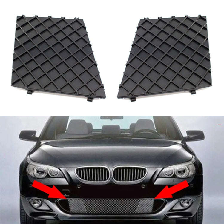 For BMW E60 2003-2010 1 Pair Car Front Bumper Lower Grille Cover 51117897184, For BMW E60 2003-2010