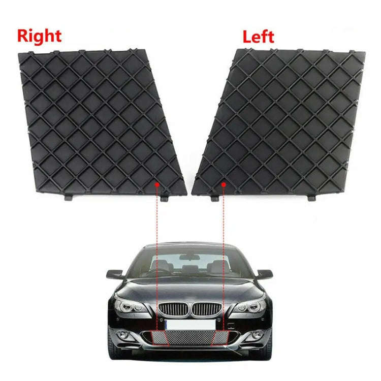 For BMW E60 2003-2010 1 Pair Car Front Bumper Lower Grille Cover 51117897184, For BMW E60 2003-2010
