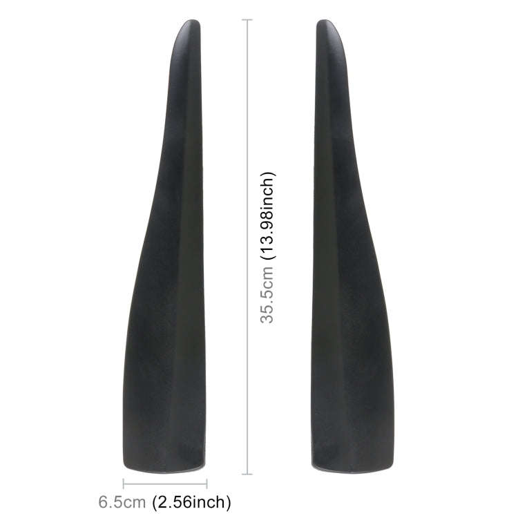 1 Pair Car Solid Color Silicone Bumper Strip, Style: Long, Solid Color