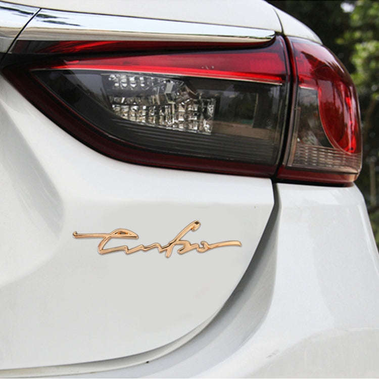 Car Personalized Aluminum Alloy Decorative Stickers, Size: 16x3.5x04cm