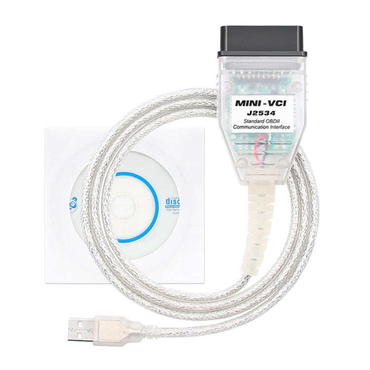 USB to OBD2 16 Pin MINI VCI FT232RL Single Diagnostic Cable for Toyota TIS Techstream, FT232RL