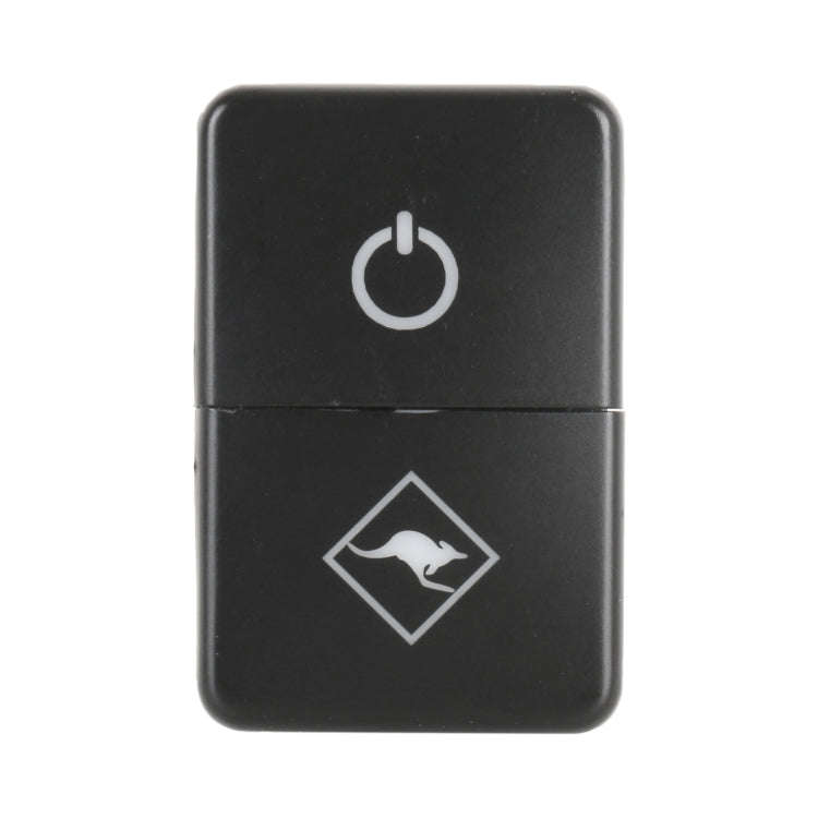 TS-202 For Toyota Blue-green Light Car Small Dual Control Switch with Lock, with Lock 3