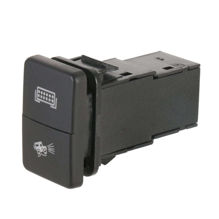 TS-202 For Toyota Blue-green Light Car Small Dual Control Switch with Lock, with Lock 5