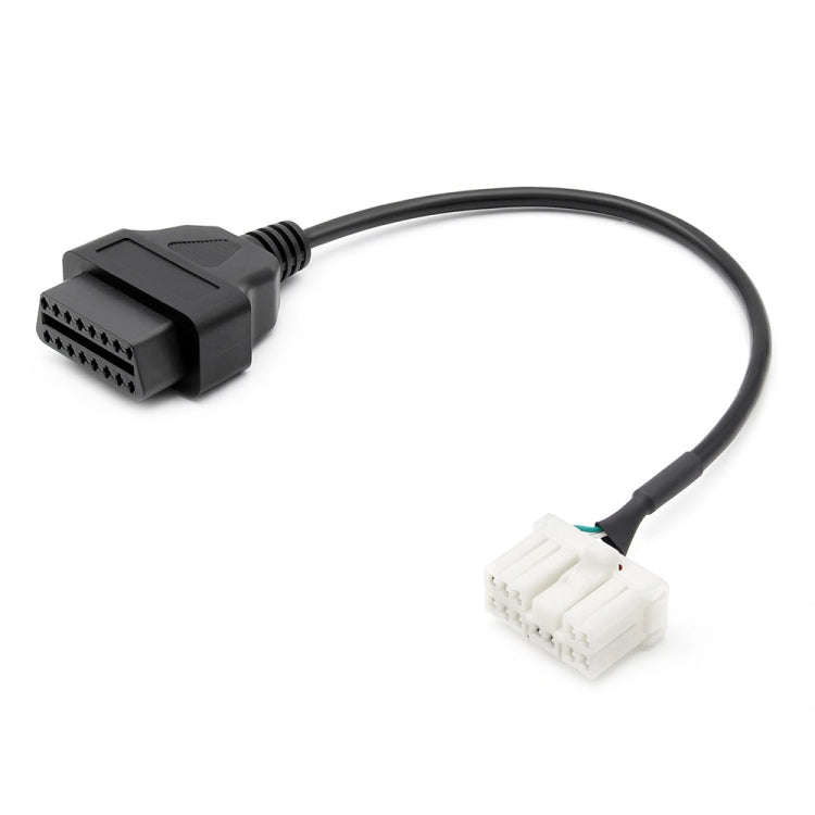 For Tesla Model X / S 2012-2015 OBDII to 12 Pin OBD Adapter Cable, OBDII to 12 Pin
