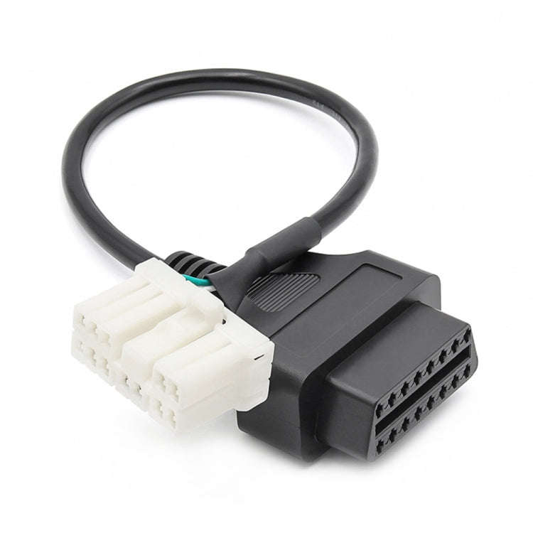 For Tesla Model X / S 2012-2015 OBDII to 12 Pin OBD Adapter Cable, OBDII to 12 Pin