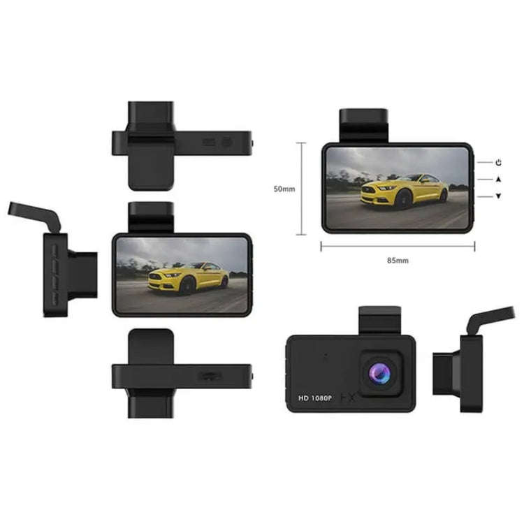 Q3 3 inch Car 1080P HD Single Recording Driving Recorder, Supports Automatic Loop Recording, Q3 S...