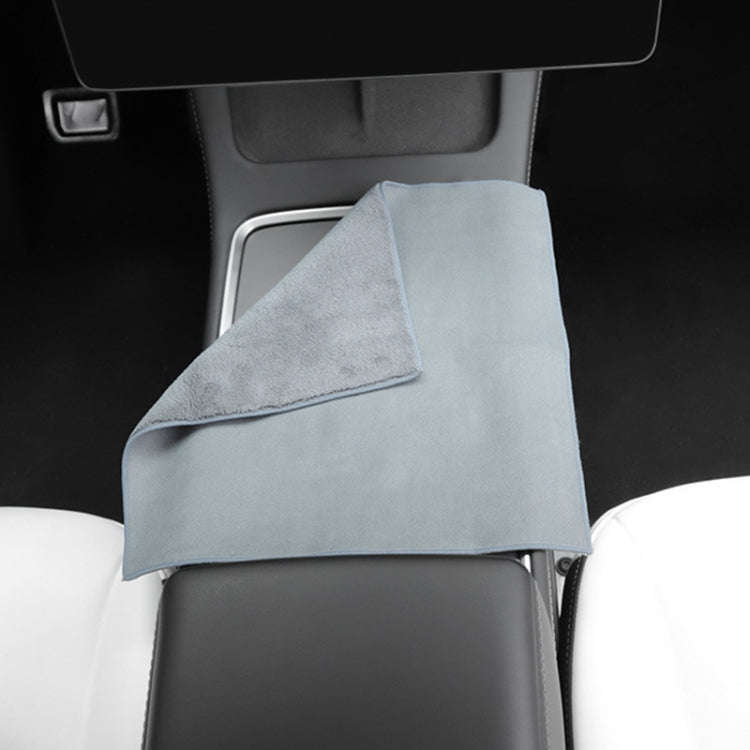 For Tesla General Car Microfiber Towel Cleaning Rag, Style: No LOGO, Size: 30 x 30cm, No LOGO
