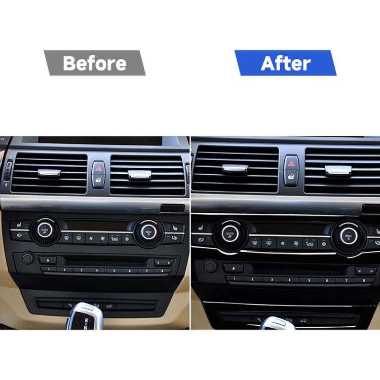 Car Air Conditioner Decorative Sticker Set for BMW E70 X5 2008-2013 / E71 X6 2009-2014, Left and ...