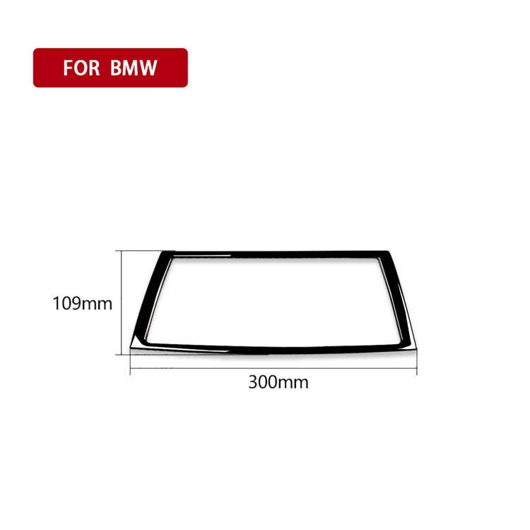 Car Navigation Frame Decorative Sticker for BMW X5 E70 2008-2013 / X6 E71 2009-2014, Left and Rig...