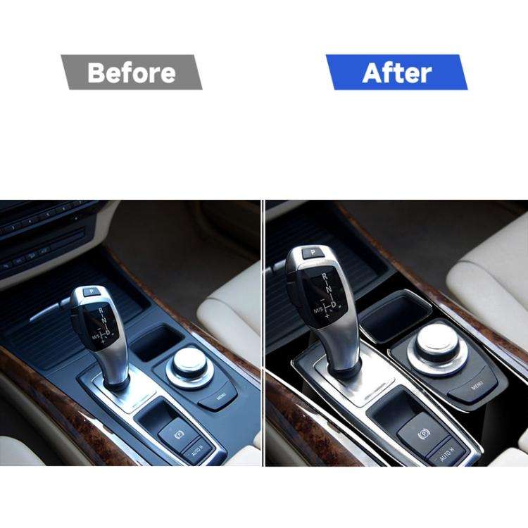 Car Left Drive Gear Panel Decorative Sticker for BMW X5 E70 2008-2013 / X6 E71 2009-2014, For X5 ...