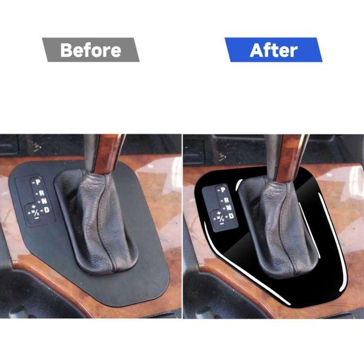 Car Left Drive Gear Panel Decorative Sticker for BMW Series 5 E39 1995-2003, For Series 5 E39 199...