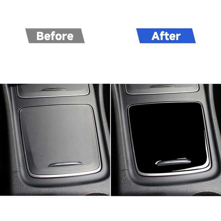 Car Central Storage Box Cover Decorative Sticker For Mercedes-Benz A-class 2013-2018 / CLA 2013-2...