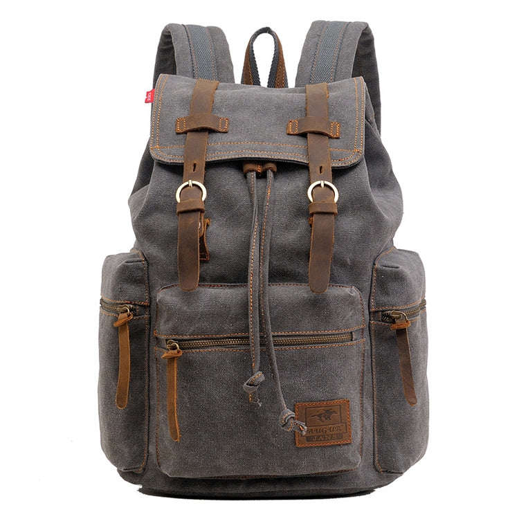 AUGUR 1039 Men Retro Canvas Backpack Shoulders Laptop Bag, 1039