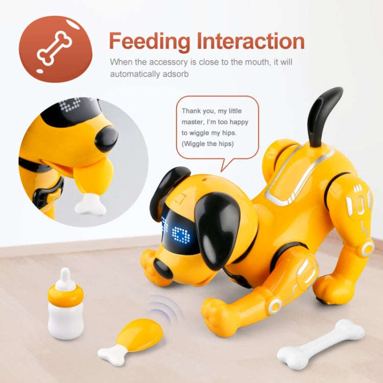 YDJ-K11 Programable Remote Control Robot Dog RC Toy, YDJ-K11(Yellow), YDJ-K11(White)