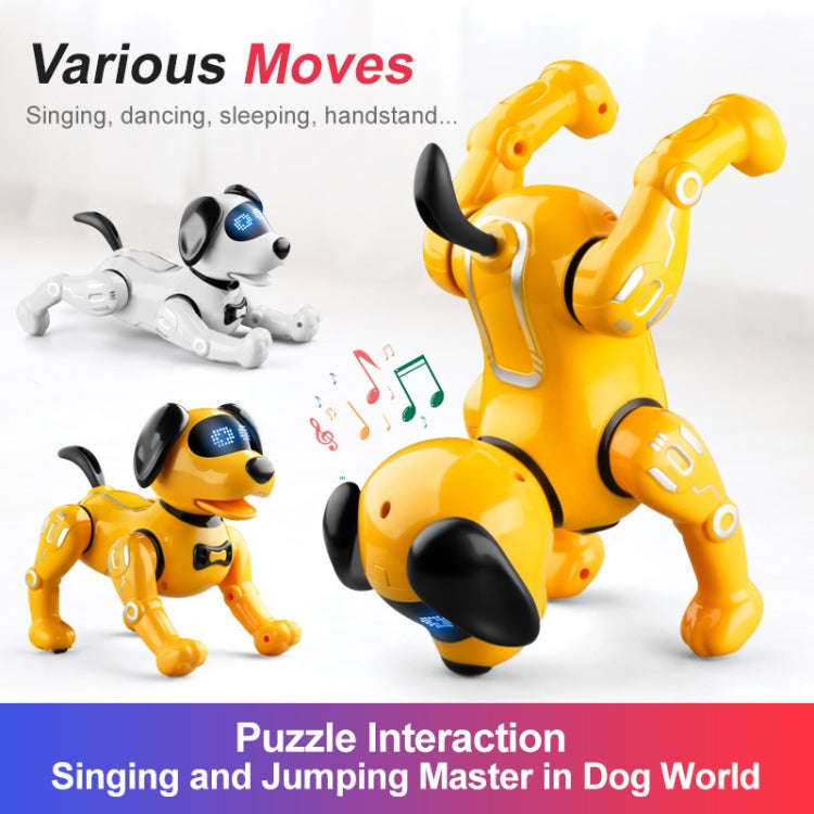 YDJ-K11 Programable Remote Control Robot Dog RC Toy, YDJ-K11(Yellow), YDJ-K11(White)