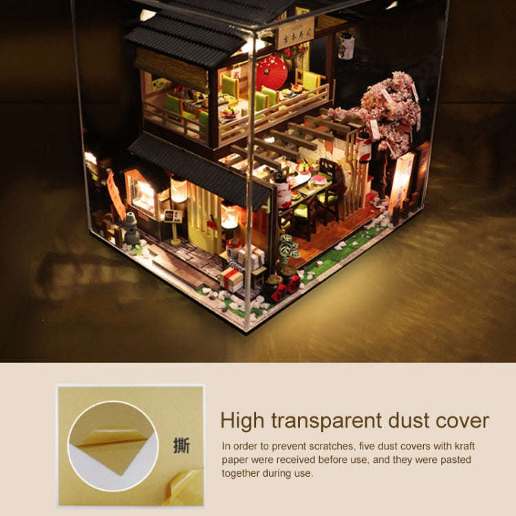 Creative DIY Assembled Model House Japanese Sushi Restaurant Birthday Gift